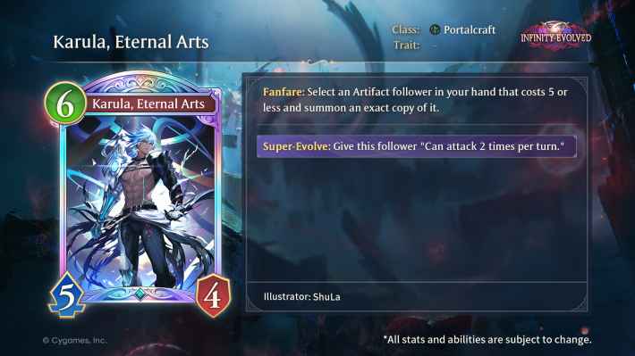 Karula, Eternal Arts