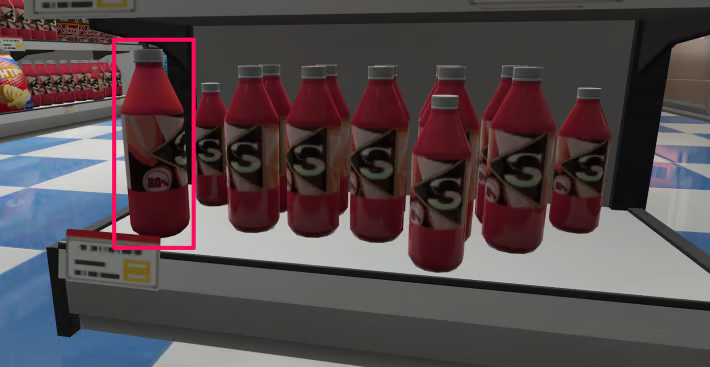 Same items on the shelf, but is displayed differently