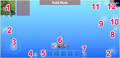 Fortnite Build Mode HUD