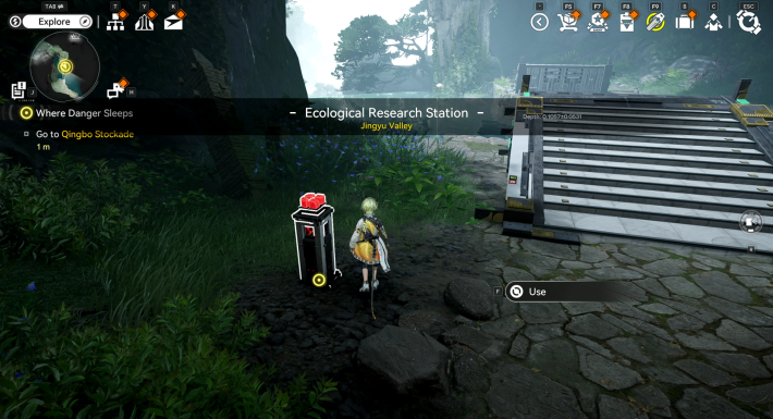 Arknights Endfield Lifeng Uses a Switch to Connect the Bridge