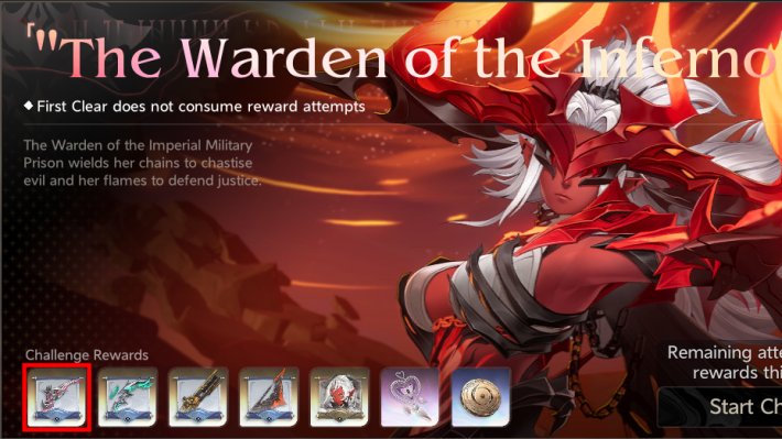 The Warden of the Inferno Drop