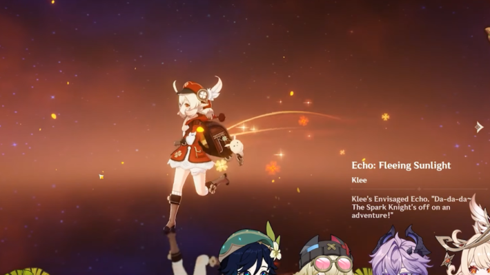 Klee Envisaged Echoes