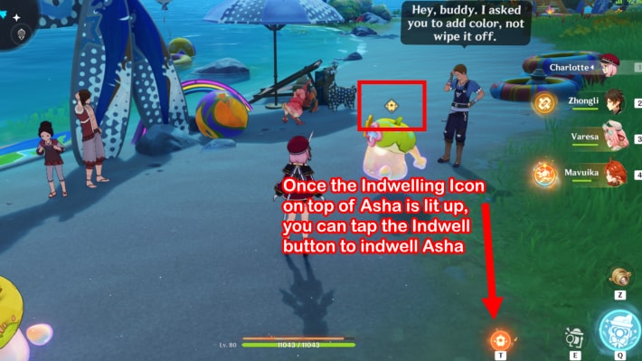 How to Indwell Asha