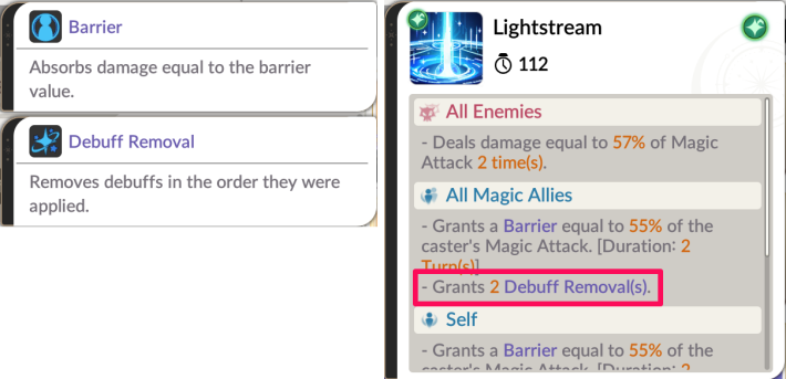 Debuff Removal