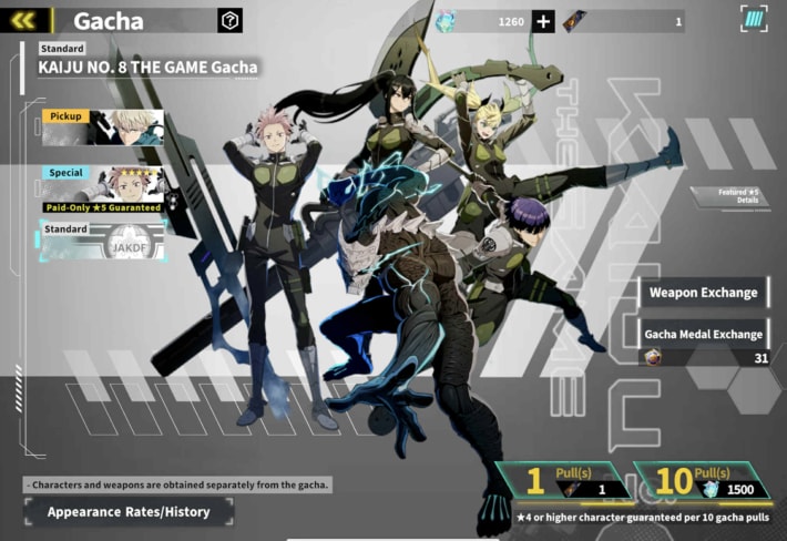 Standard Gacha