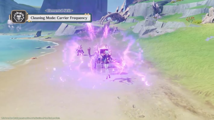 Shield made from Elemental Skill