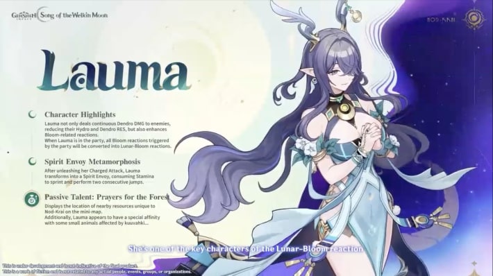 Lauma Release Date, Best Build, & Weapon Guide for Ver. 6.0