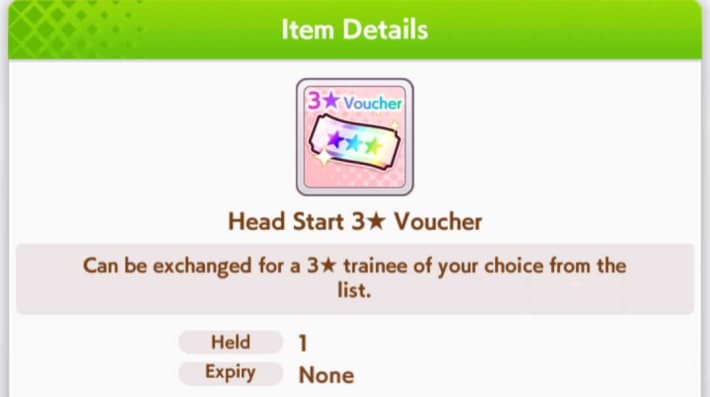 Head Start 3-Star Voucher