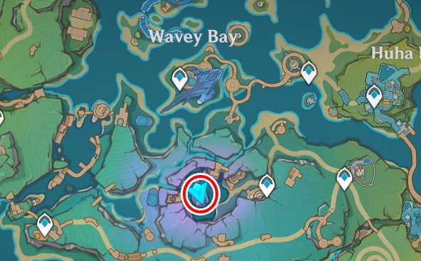 Wavey Bay Chest Map