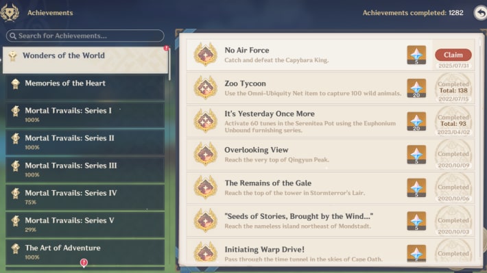 No Air Force Achievement Get