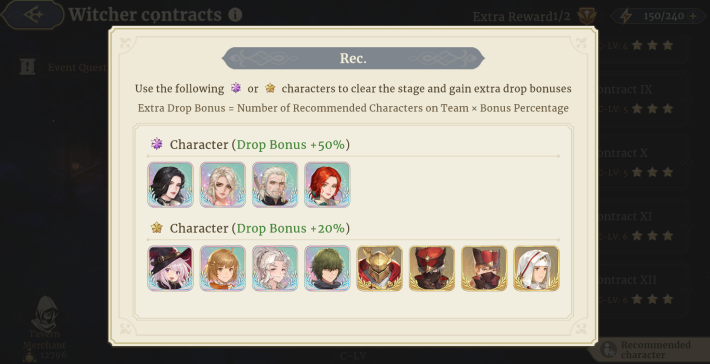 Sword of Convallaria (SoC) - Bonus Characters