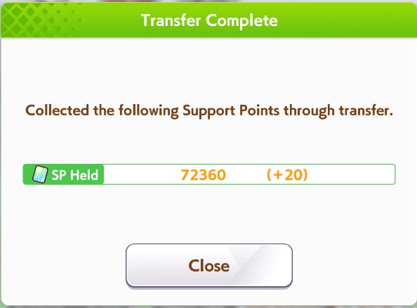 Veteran Umamusume Transfer
