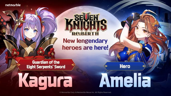 Guardian of the Eight Serpents’ Sword Kagura and Hero Amelia