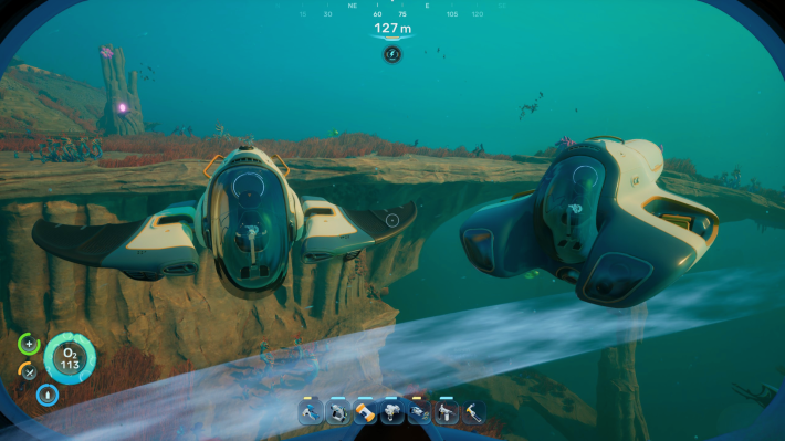Subnautica 2 Tadpoles with Different Chassis