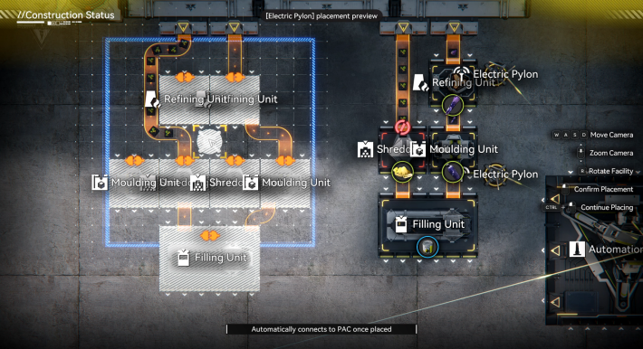 Arknights Endfield Placing an Electric Pylon