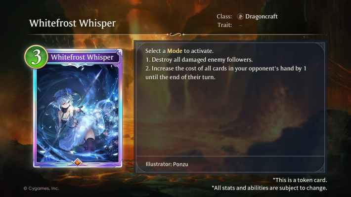 Image on New Infinity Evolved Card