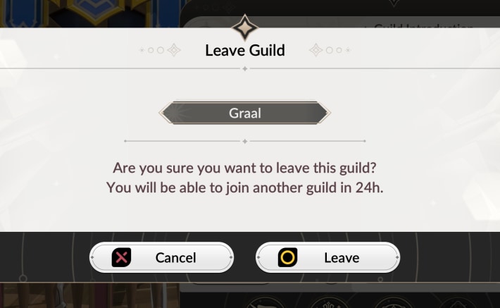 Leave Guild Penalty
