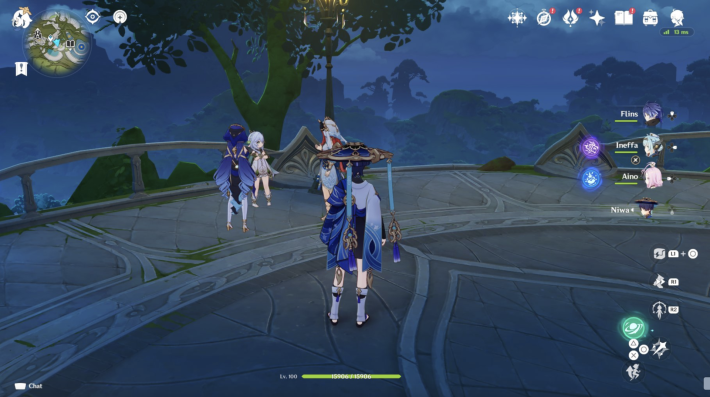 Layla Nahida and Nilou Character Location