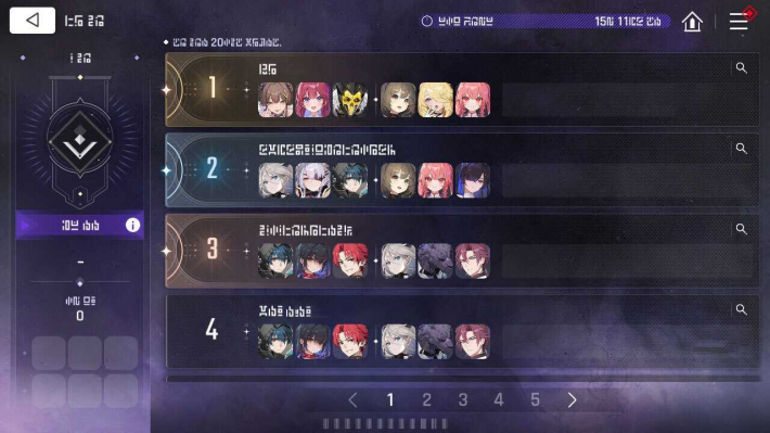 Chaos Zero Nightmare Merit Ranking Image