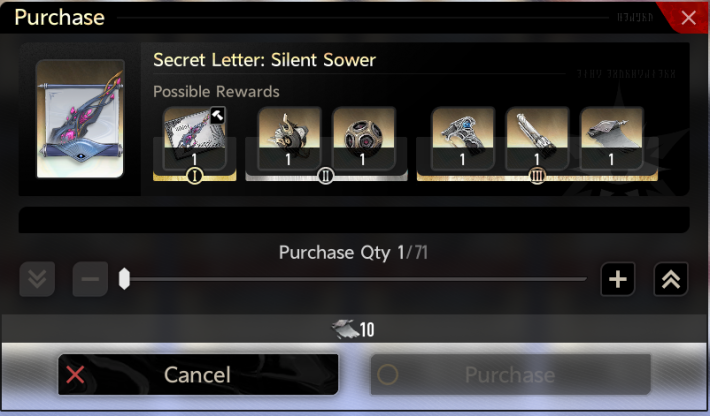 Silent Sower Secret Letter