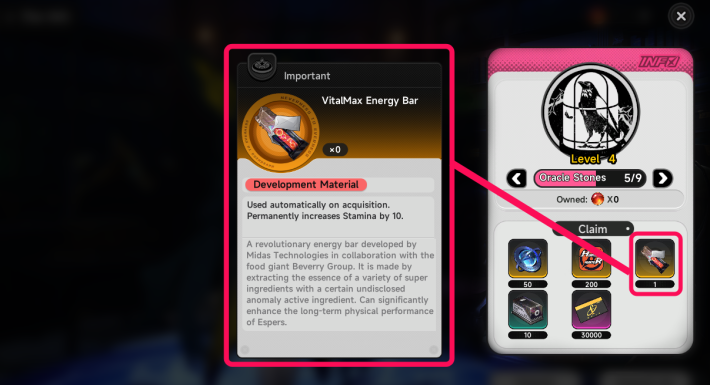 NTE: Neverness to Everness VitalMax Energy Bar Image