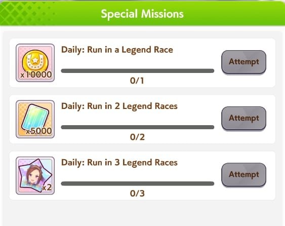 Event-Limited Mission Rewards