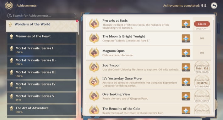 Pro aris et focis Achievement