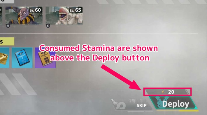 Challenges Consume Stamina