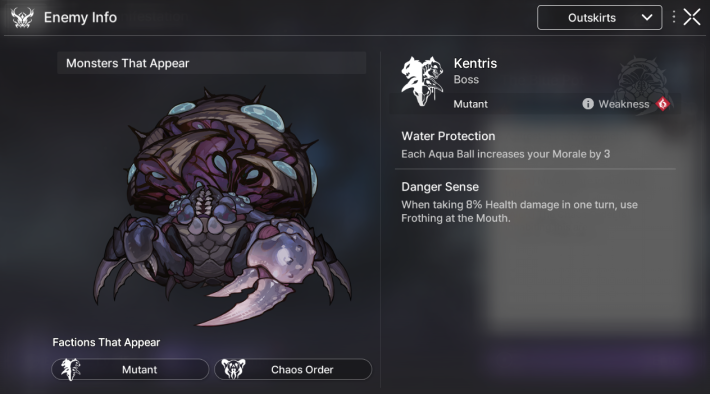 Chaos Zero Nightmare Blue Pot Kentris Boss Image