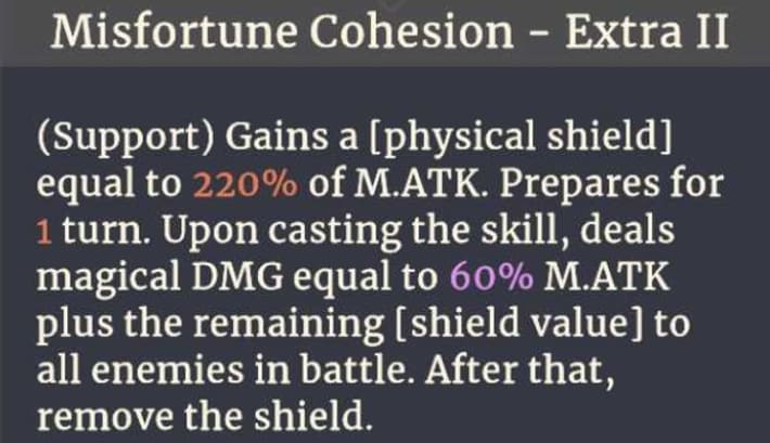 Sword of Convallaria (SoC) - Misfortune Cohesion