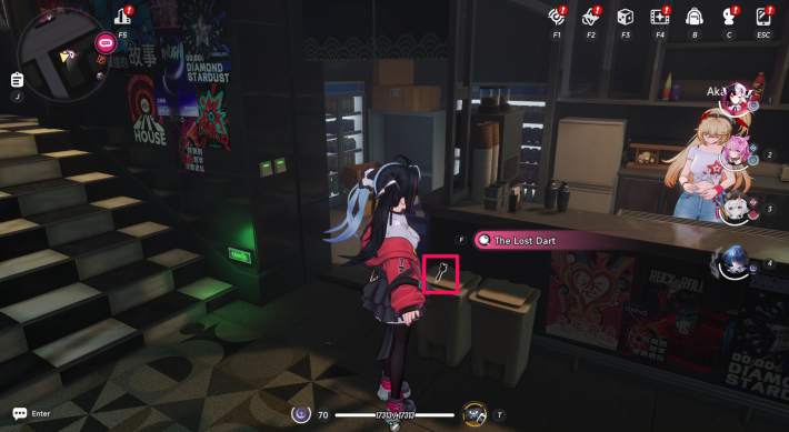 NTE The Lost Dart Location