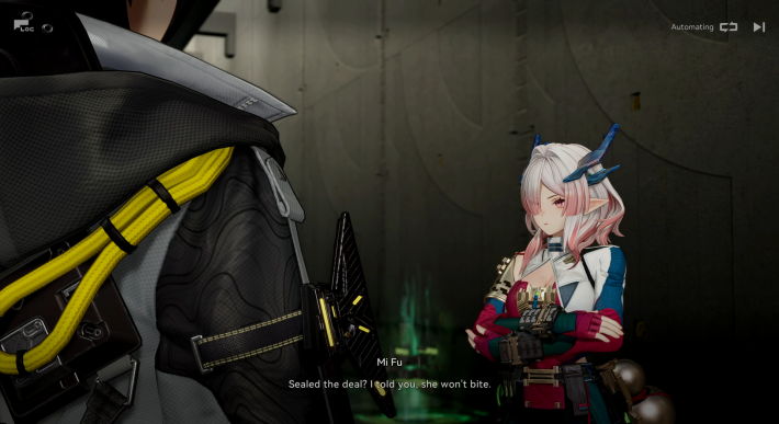 Arknights Endfield A Glance of Astonishment Talking to Mi Fu