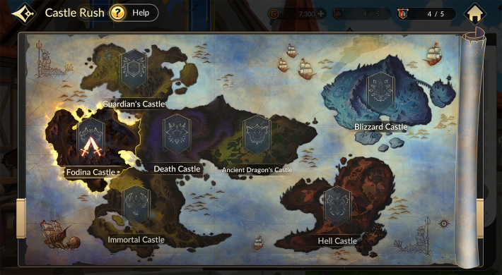 Castle Rush Map