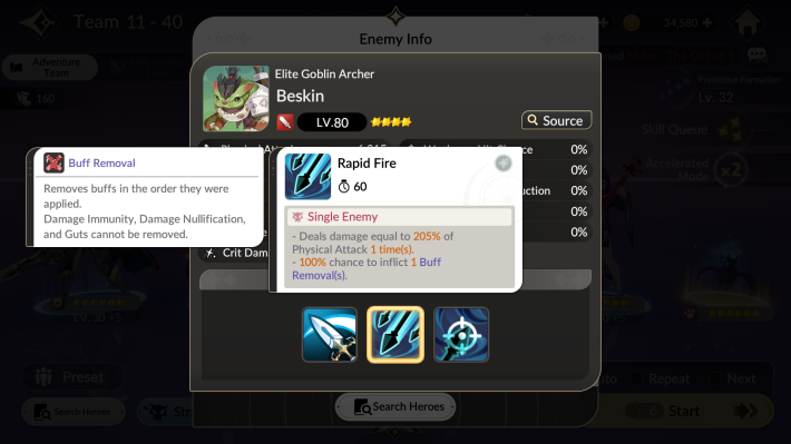 Beskin In Round 2 Does Buff Removal