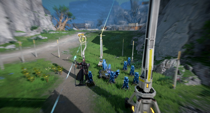 Arknights Endfield Latching on a Zipline