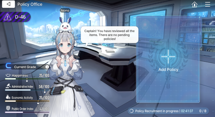 Chaos Zero Nightmare Policy Office