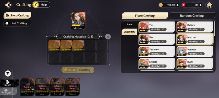 Seven Knights Re:BIRTH (7K Rebirth) - Crafting