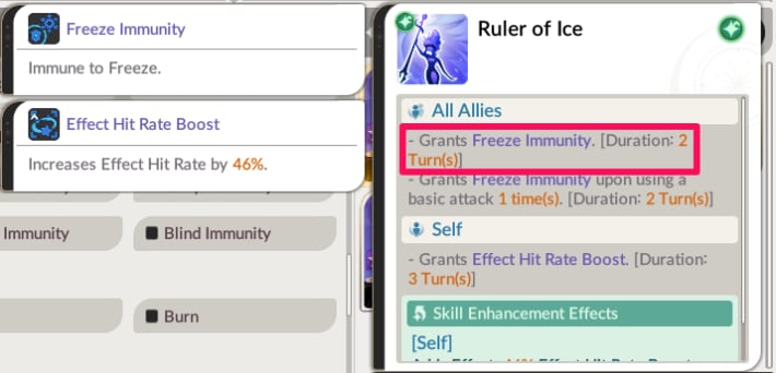 Freeze Immunity