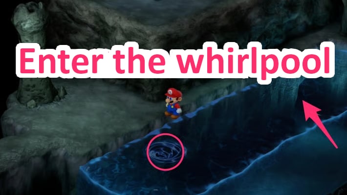 Enter the whirlpool
