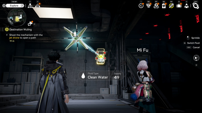 Arknights Endfield Using the Jet Drone