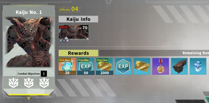Kaiju No. 8 The Game Kaiju No. 1 Boss