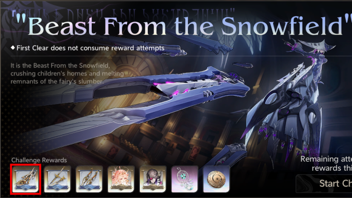 The Beast from the Snowfield Drop