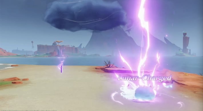 Lunar-Charged Effects