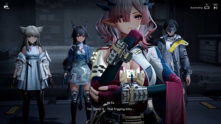 Arknights Endfield Endmin Talking to Mi Fu