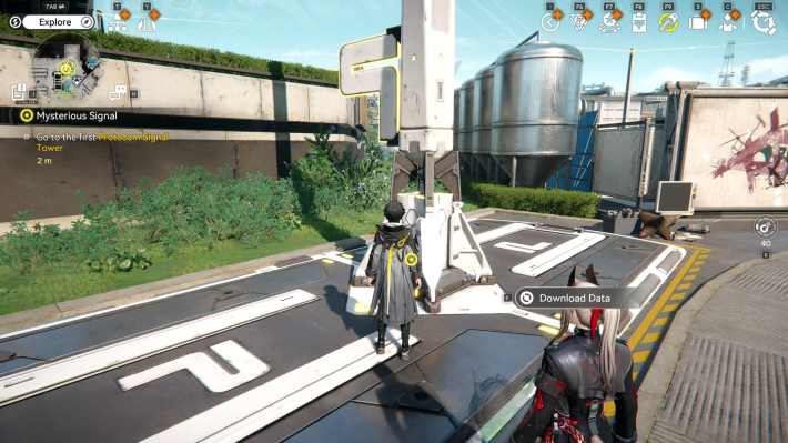 Arknights Endfield Mysterious Signal Downloading Data on First Protocom Signal Tower