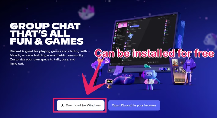 Official Discord App Installation