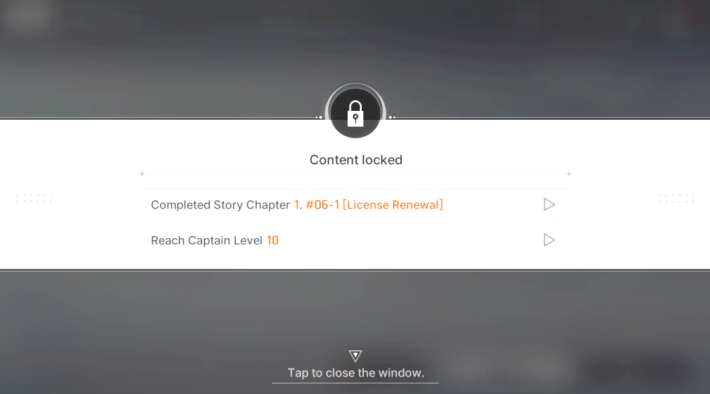 Content Lock Need Captain Level