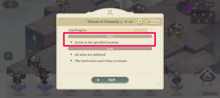 Sword of Convallaria (SoC) - Stage 0-10 Objective