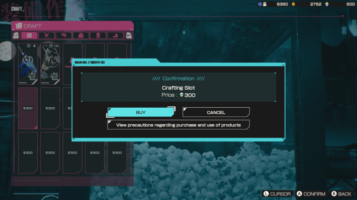 Let It Die Forge Poppie Pop Unlock Crafting Slot