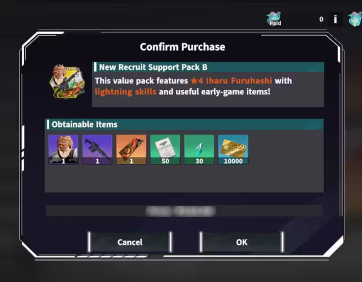 New Recruit Support Pack B